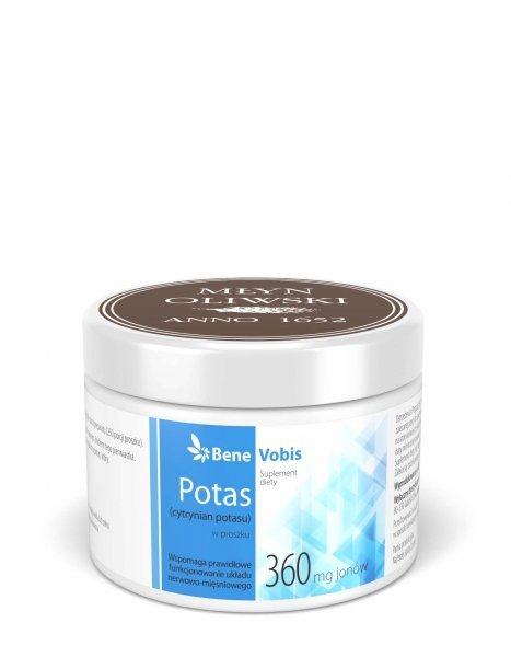 Młyn Oliwski Młyn Oliwski, Potas (cytrynian potasu), 250g
