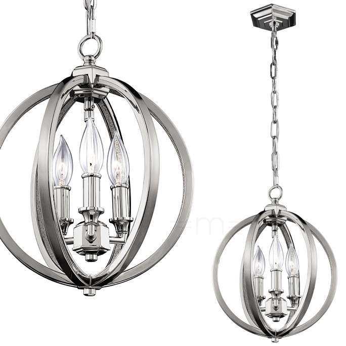 Elstead Lighting Lampa wisząca CORINNE 3P S FE/CORINNE/3P/S Lighting