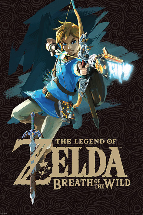 Pyramid Posters The Legend of Zelda Breath of the Wild (Game Cover) - plakat 61x91,5 PP34040