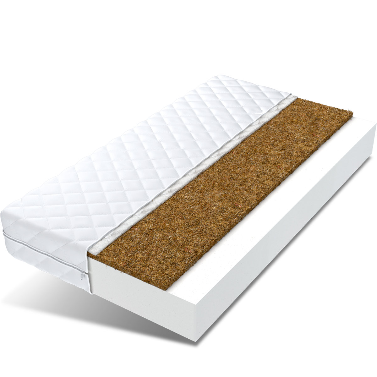 Śpij zdrowo Materac COCO MAX 80x200 kokos pianka Wysokość 10cm COCOMAX-080-200