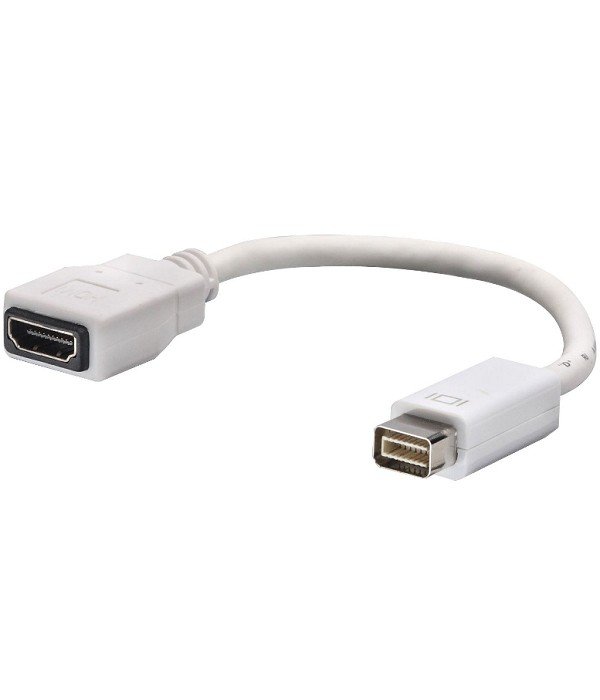 Lindy Adapter mini DVI - HDMI 41001, 0.2 m