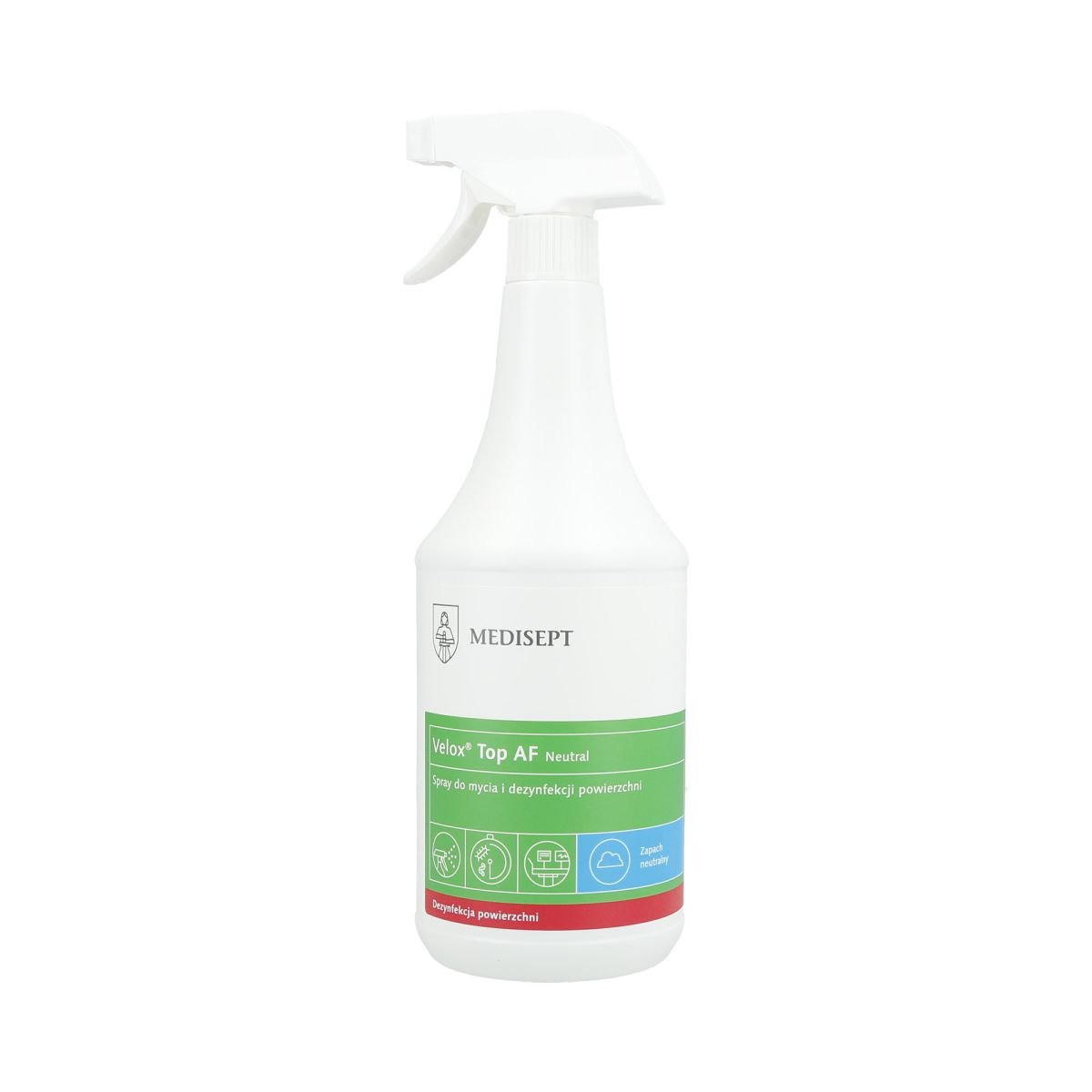MEDI-SEPT MEDI-LINE VELOX TOP AF Płyn do dezynfekcji powierzchni - neutralny 1 L (ref.SSE-43-ALKGOT-ML082)