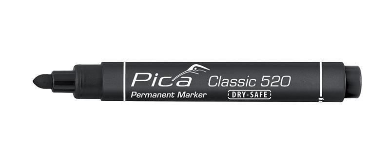 VSA Van Spijk Pica Classic Marker permanentny Dry-Safe, 1 - 4 mm, okrągły, czarny (PI52046)