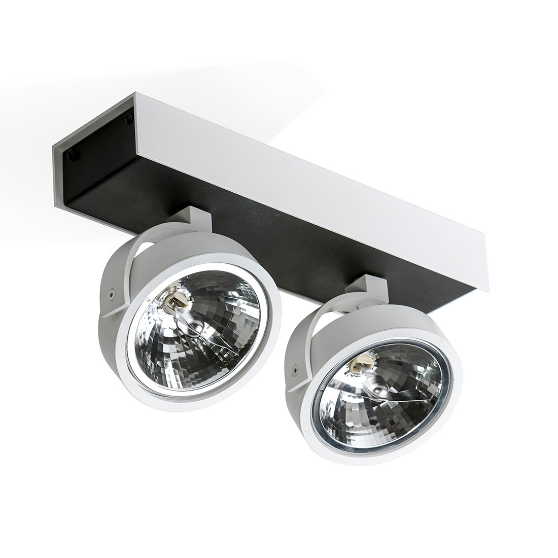 Zdjęcia - Żyrandol / lampa Azzardo Spot LAMPA sufitowa GM4206-230V DIM 15W WH/BK reflektorowa OPRAWA LED 30W 