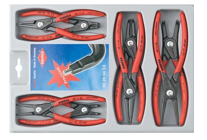 Knipex Szczypce do pierścieni zaciskowych segera 8 szt