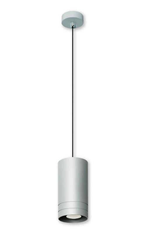 Lampex Lampa wisząca Simon, popiel, 10x80 cm, 40 W