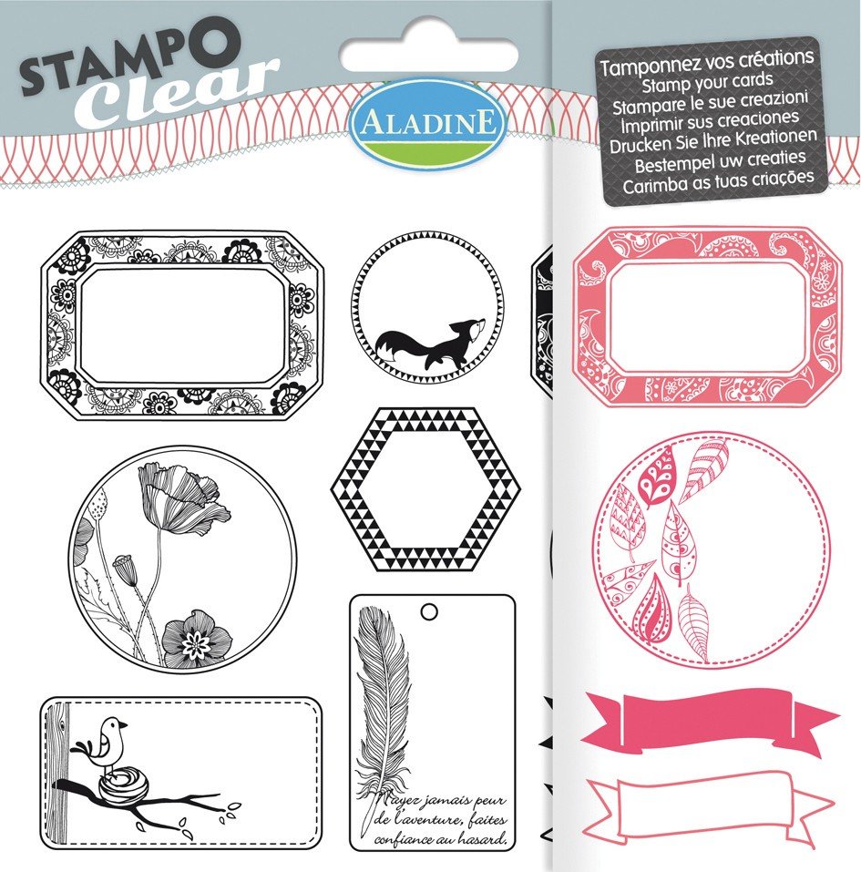 Aladine Stemple silikonowe, etykiety