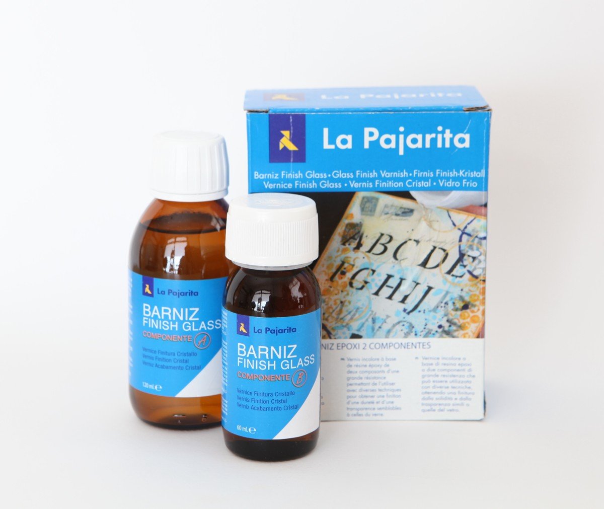 La Pajarita Lakier szklący A: 120 ml + B: 60 ml