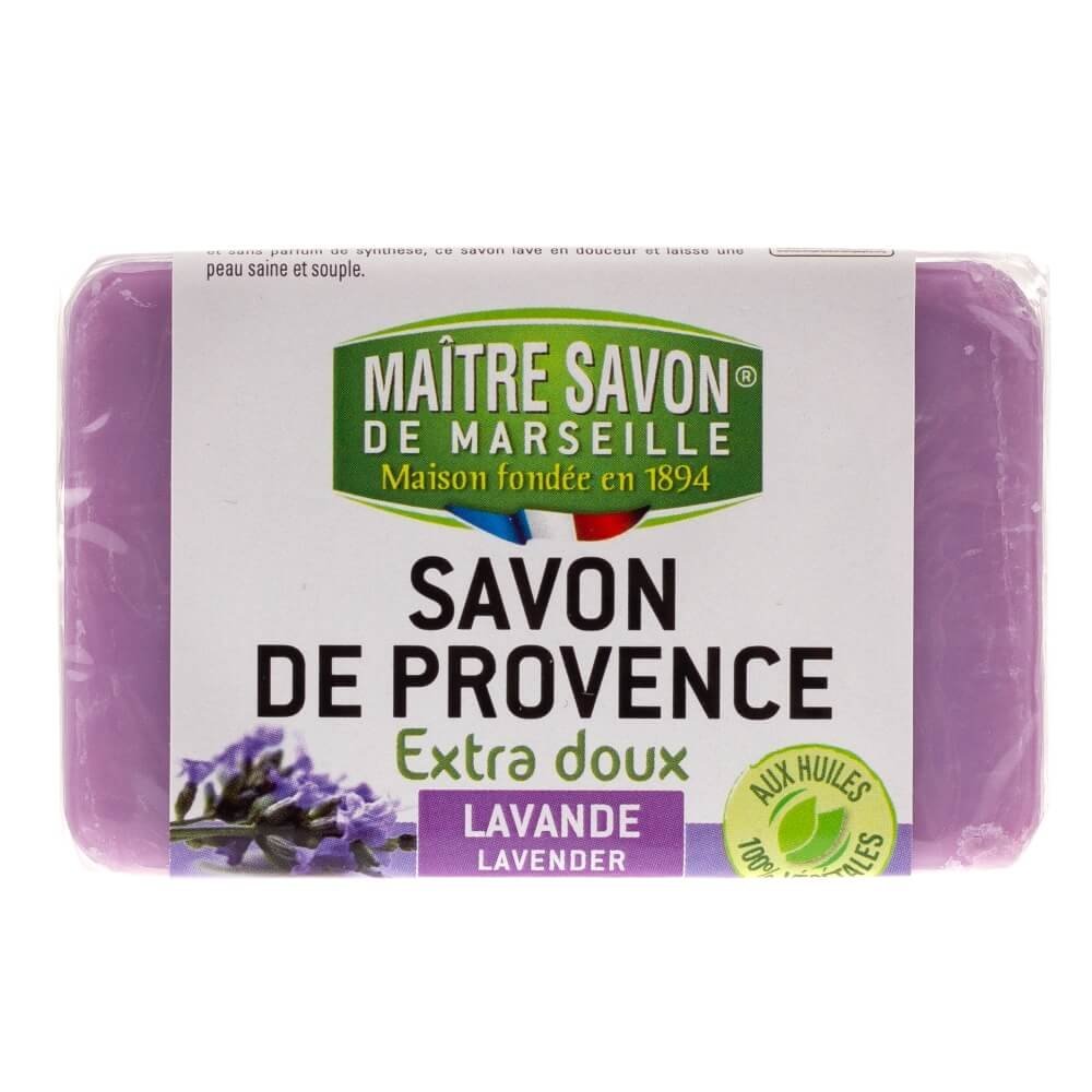 Maitre Savon De Marseille Mydło marsylskie lawenda 100 g - Maître Savon