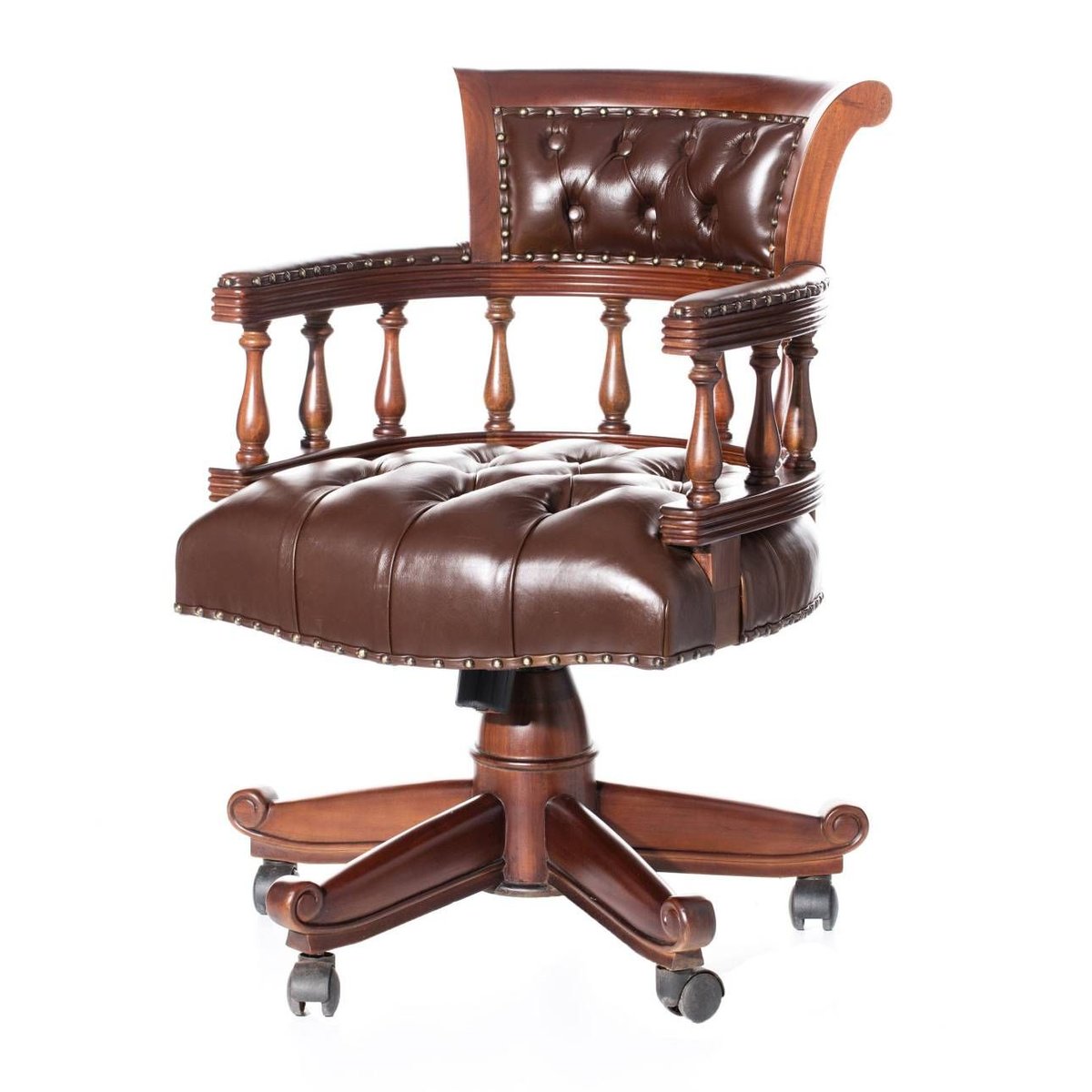 Dekoria Fotel obrotowy Sherlock 90x75x60cm 006-183
