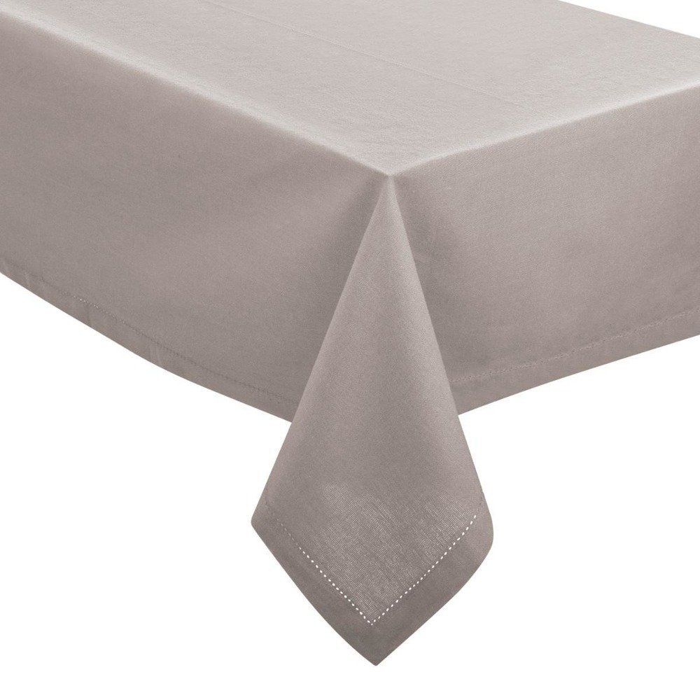 Atmosphera Créateur d'intérieur Atmosphera Créateur dintérieur Prostokątny obrus CHAMBRAY bawełna kolor szary 140x240  B07DWBFQ7T
