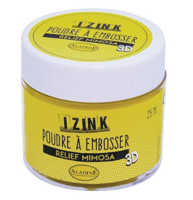 Aladine Puder do embossingu, żółty