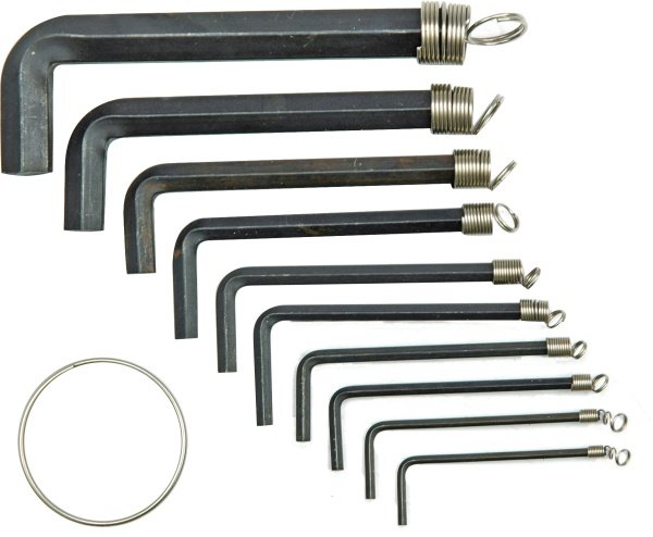 VOREL KLUCZE SZESCIOKĄTNE /HEX/ 8CZ 2-10MM (56380)