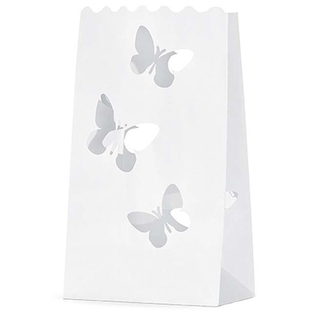 PartyDeco Lampion torebki na świece 15x9x26 cm, 10 szt. 1 op LAMPT5