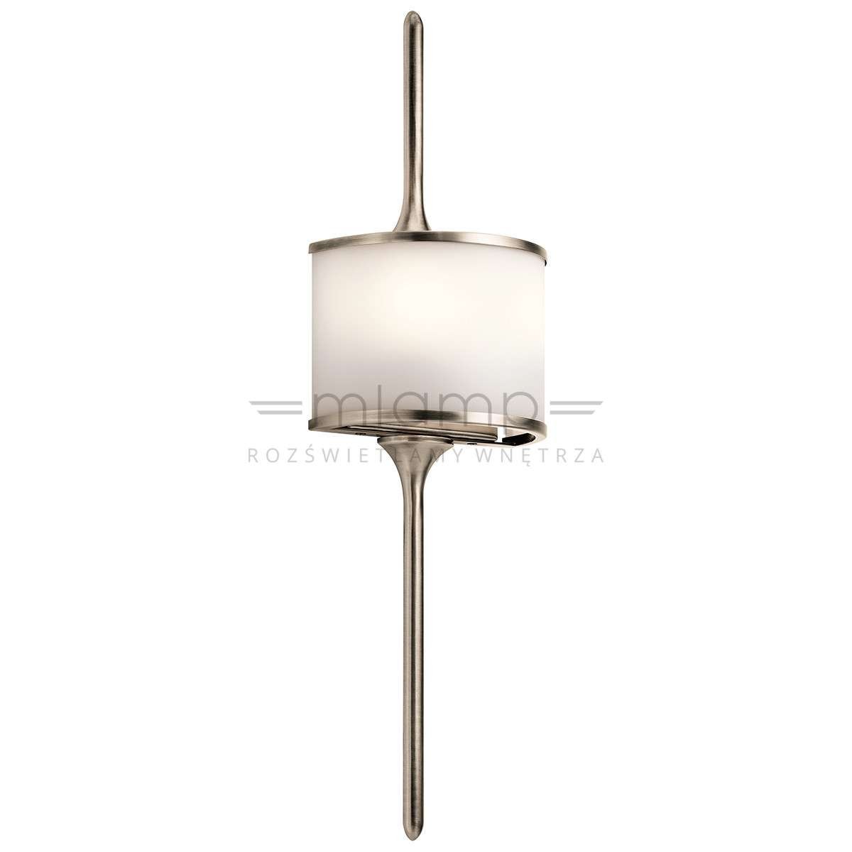 Elstead Lighting Kichler Kinkiet LAMPA ścienna KL/MONA/S CLP KICHLER łazienkowa OPRAWA LED 7W IP44 cyna biała KL/MONA/S CLP