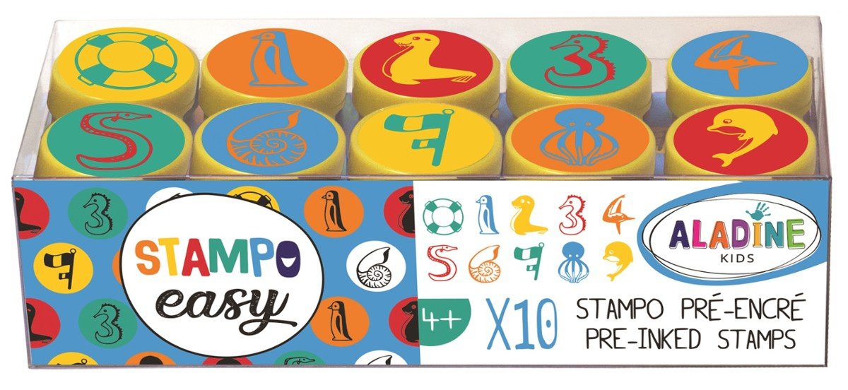 Aladine Stemple Easy, Cyfry w symbolach morskich
