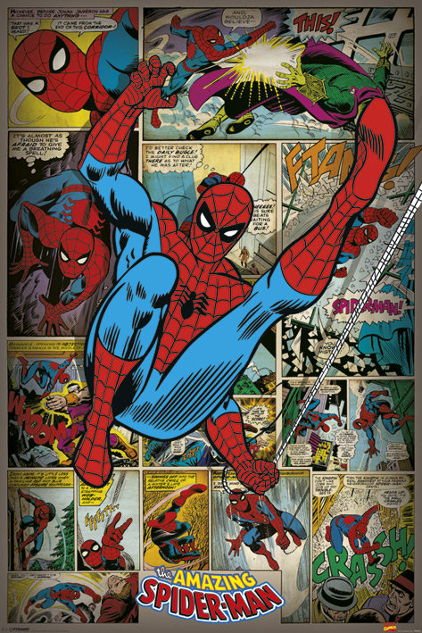Pyramid Posters Marvel Comics - Spider-man Retro - plakat PP32743