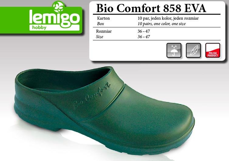 Lemigo Biocomfort chodaki piankowe zielone 38