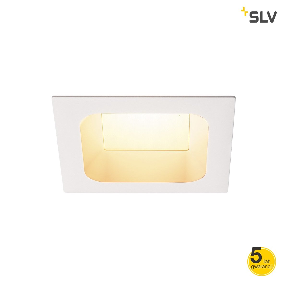 SLV Verlux lampa do zabudowy, aluminium, biała matowa 112692