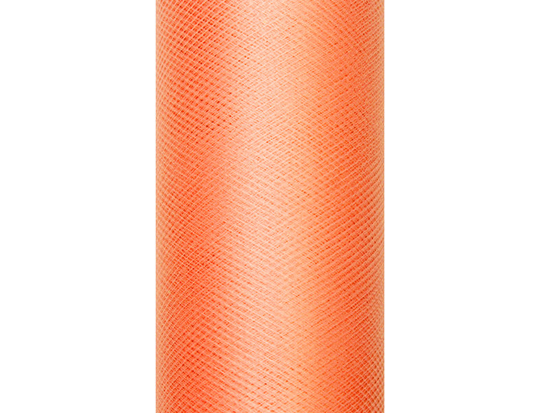 PartyDeco Tiul gładki, pomarańczowy, 0,30 x 9 m TIU30-005