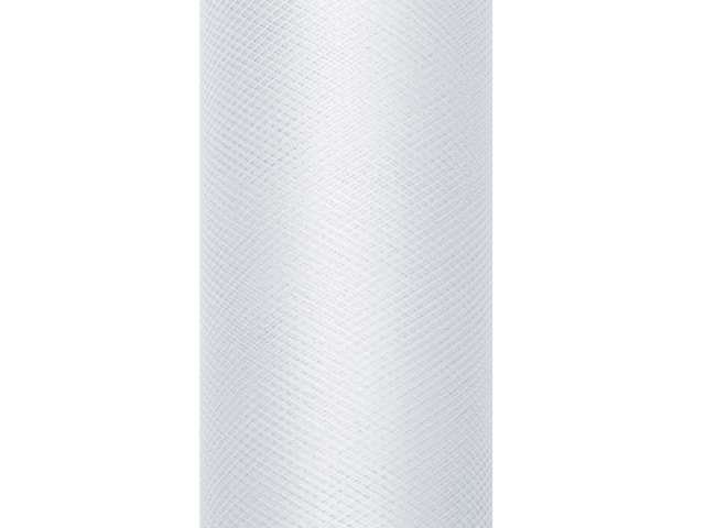 PartyDeco Tiul gładki, szary jasny, 0,8 x 9 m TIU80-091J