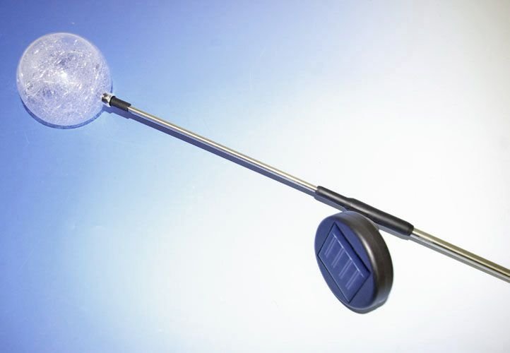 Garthen Lampa ogrodowa solarna LED w kształcie kuli (zmienia kolory) komplet 3 szt.