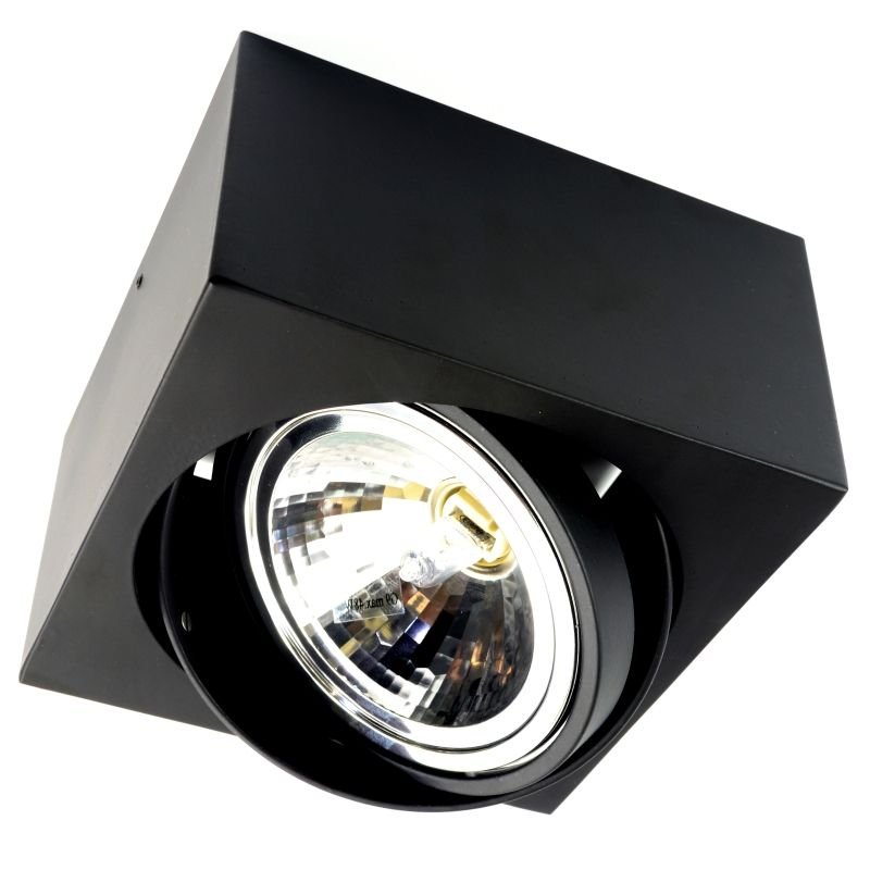 MLAMP Spot LAMPA sufitowa ARROD 346 MLAMP metalowa OPRAWA kwadratowa czarna ARROD 346