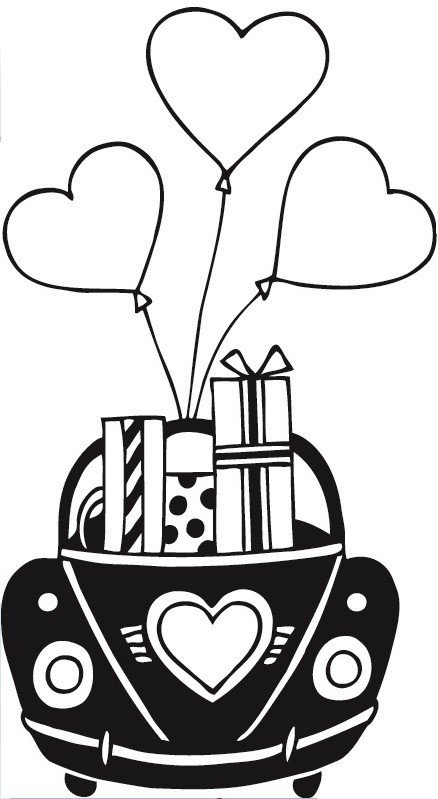Aladine Stempel, auto nowożeńców