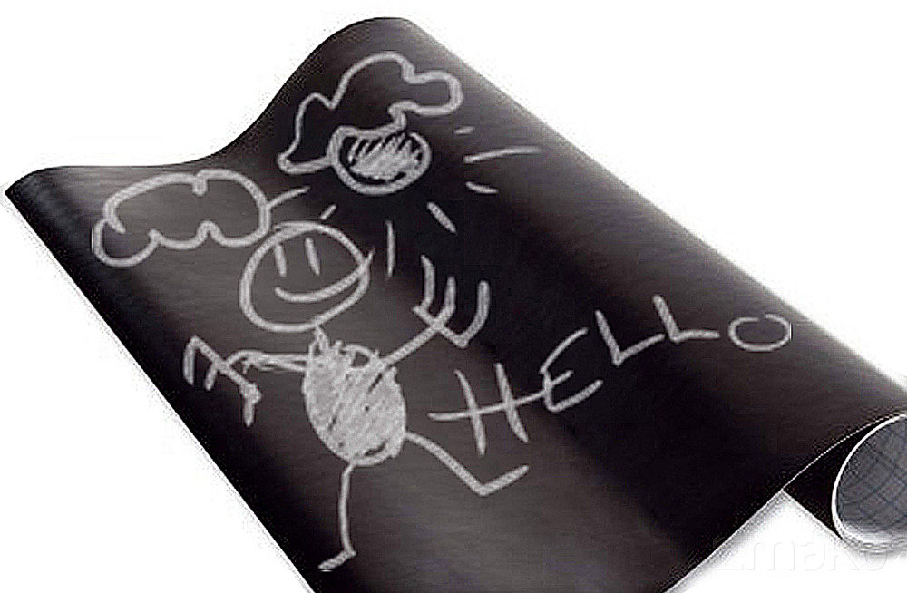 ARTYKUŁY AGD H TABLICA CZARNA SAMOPRZYLEPNA+ KREDA 5SZT