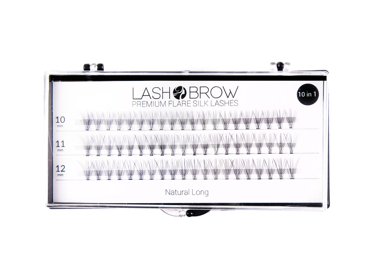 Lash Brow Jedwabne rzęsy w kępkach Natural Long