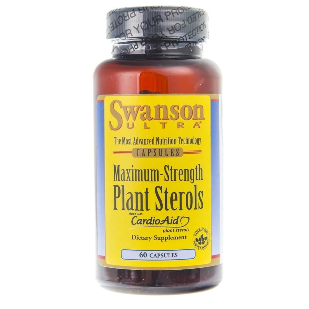 SWANSON Maximum Strength Plant Sterols CardioAid, 60 kapsułek