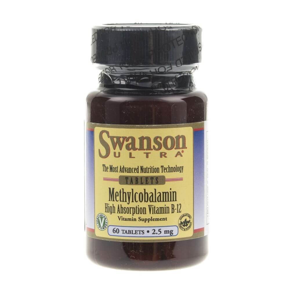 SWANSON Metylokobalamina B-12, 2.5 mg, 60 tabletek