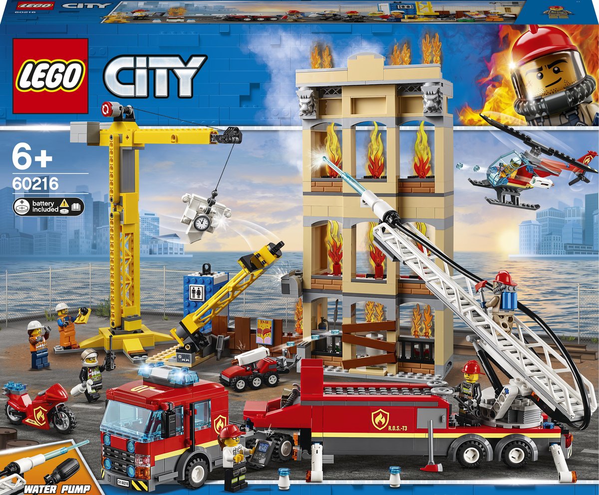 LEGO City Straż pożarna w śródmieściu 60216