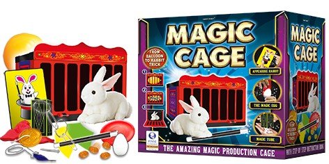 Cartamundi Sztuczki magiczne Magiczna klatka z króliczkiem