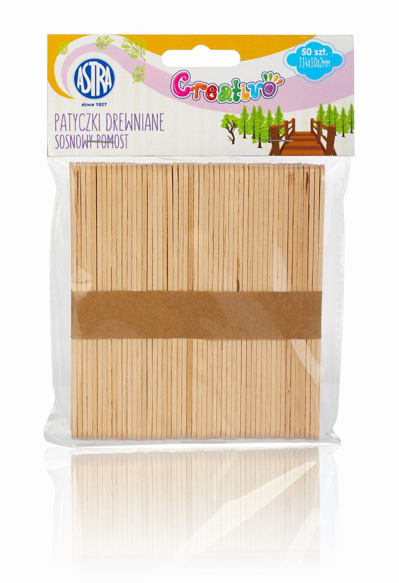 Astra Patyczki drewniane Sosnowy pomost