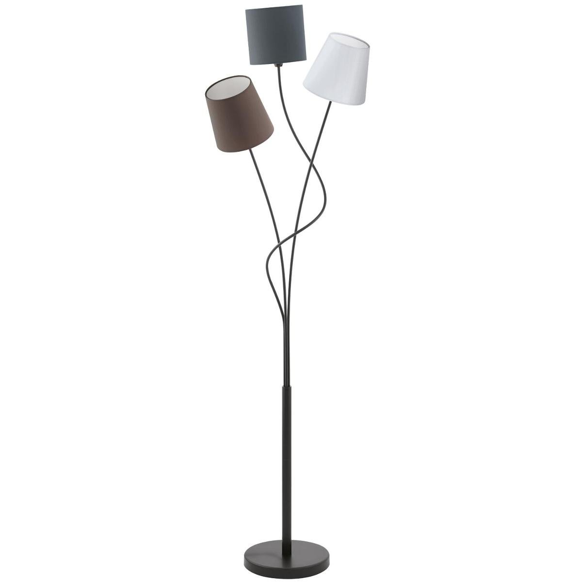 Eglo Lampa podłogowa Maronda trzy tekstylne klosze