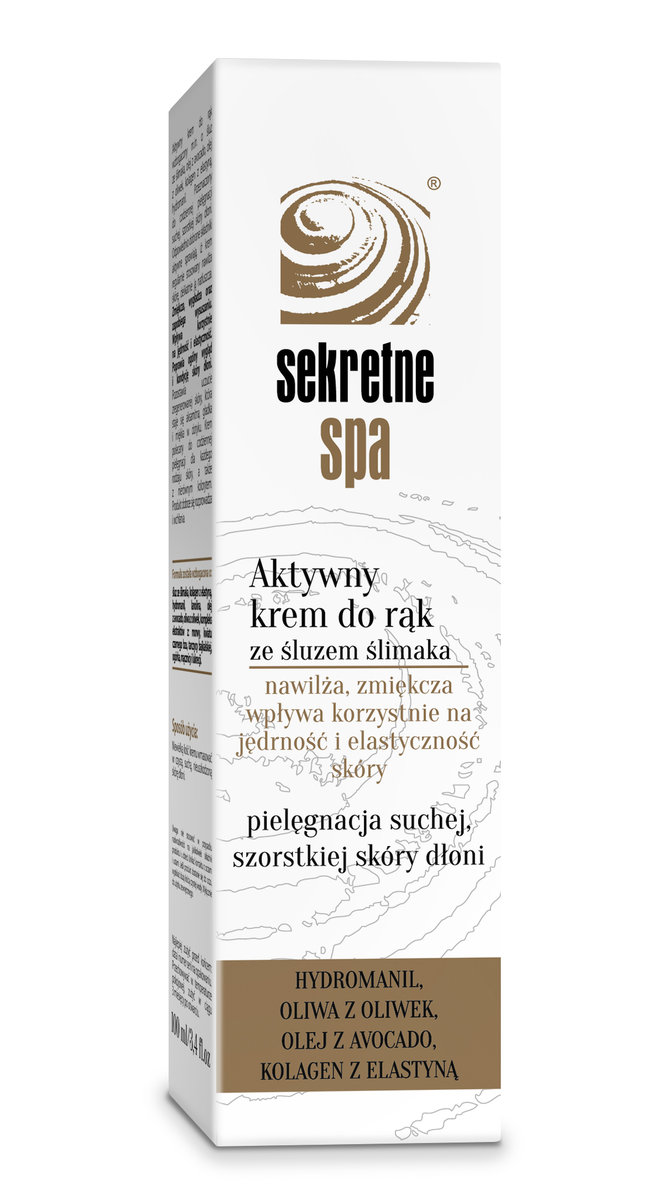 Sekretne SPA Aktywny krem do rąk ze śluzem ślimaka - Seretne SPA - 100ml 03252