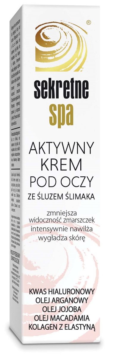 Sekretne Spa Aktywny krem pod oczy ze śluzem ślimaka 30ml