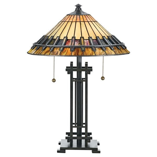 Quoizel Lampka stołowa witrażowa 2pł QZ/CHASTAIN/TL CHASTAIN QUOIZEL