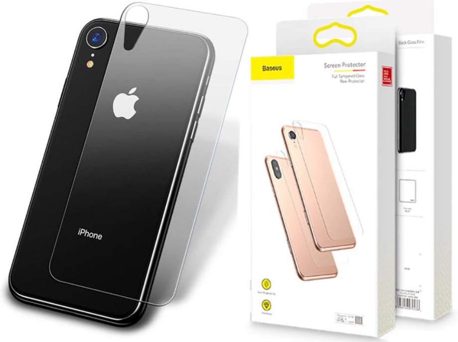 Baseus Szkło Hartowane Na Tył Do Apple Iphone Xr