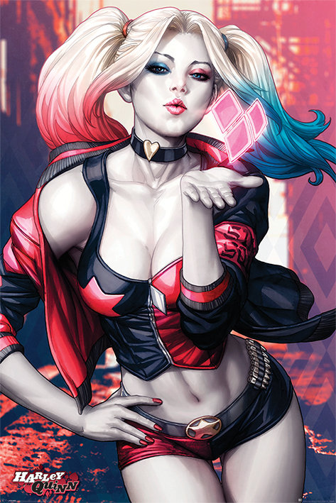 Pyramid Posters Batman Harley Quinn Kiss - plakat 61x91,5 PP34363