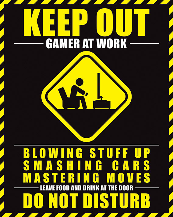 Pyramid Posters Gamer At Work - plakat 40x50 (MPP50736)
