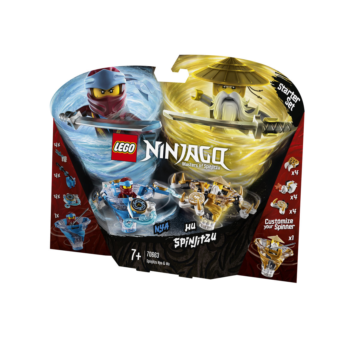 LEGO Ninjago Spinjitzu Nya & Wu 70663