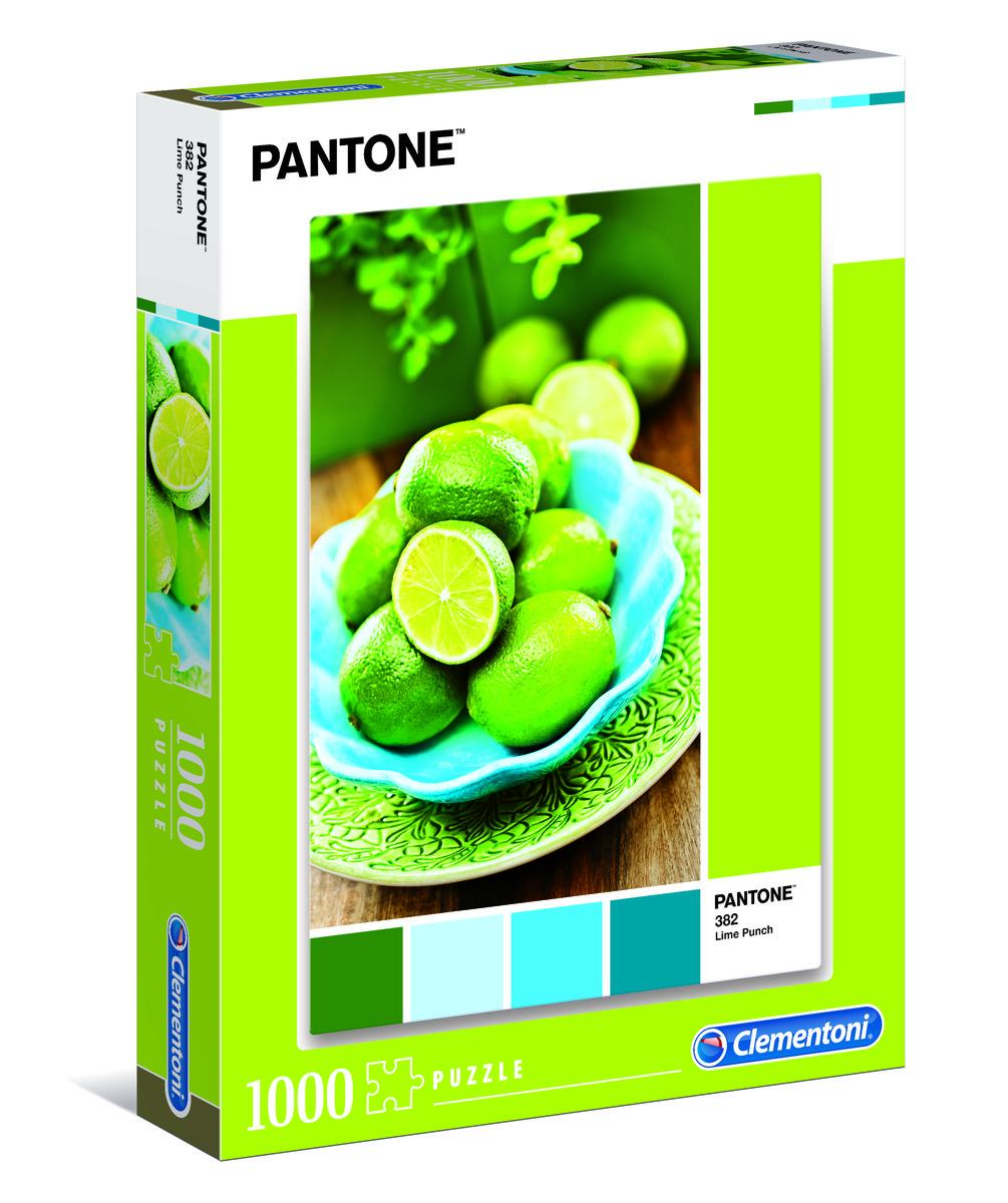 Clementoni Puzzle 1000 elementów Pantone - Poncz limonkowy