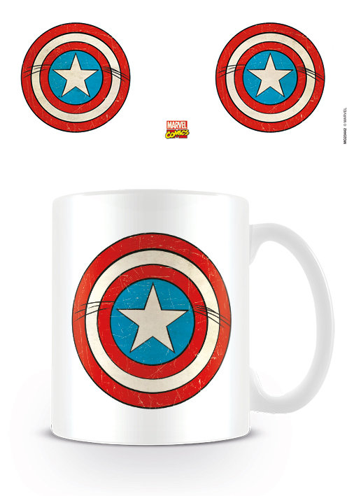 Zdjęcia - Kubek Pyramid Marvel Comics Captain America Shield -  