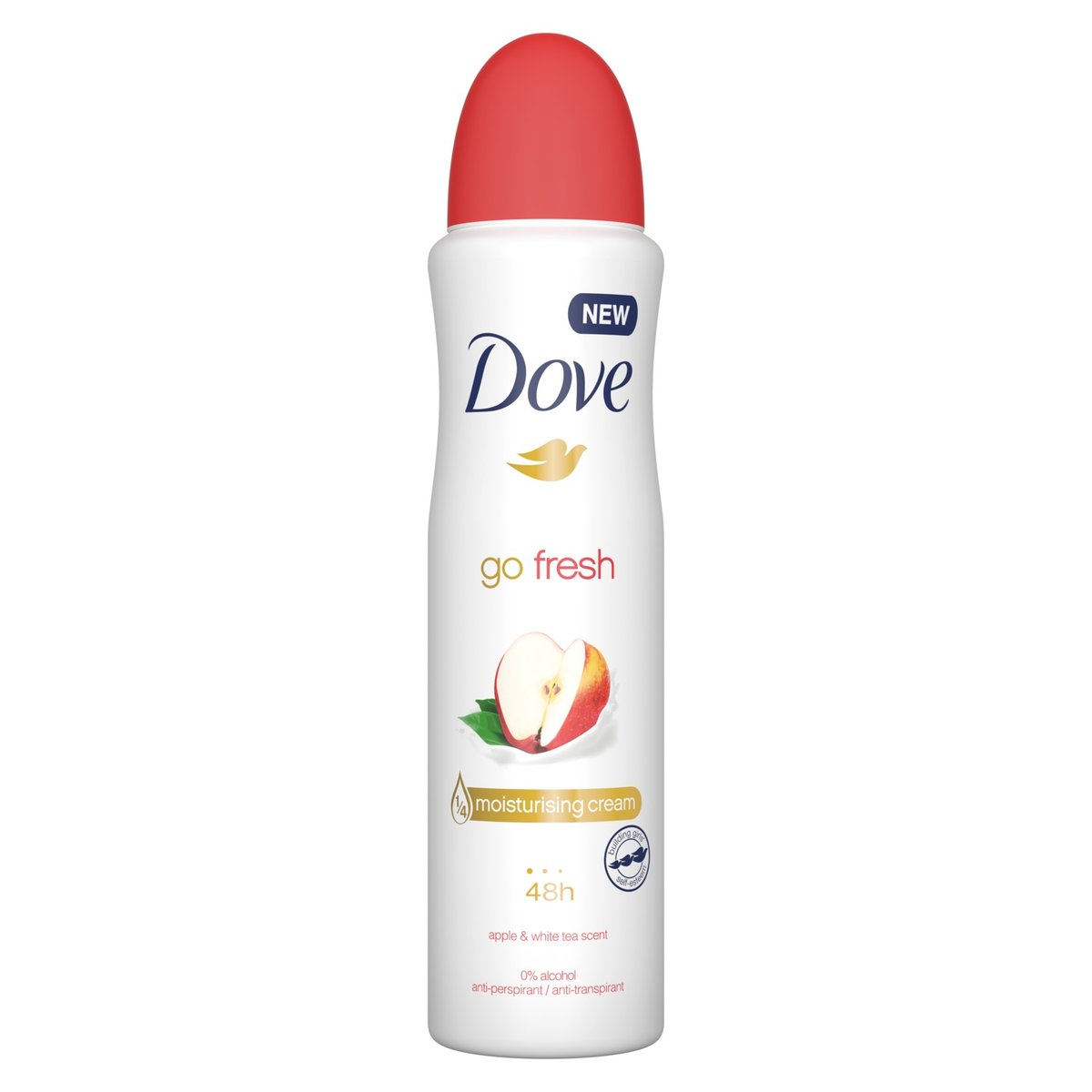 Dove Go Fresh dezodorant w sprayu Apple & White Tea Scent 150ml