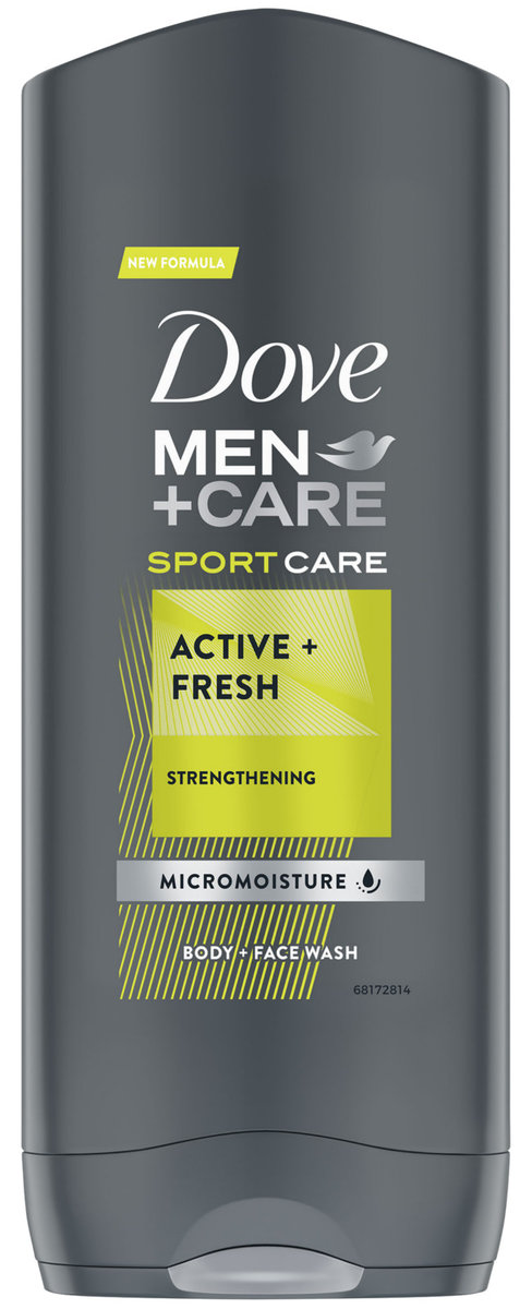 Dove Dove Men + Care żel pod prysznic do mycia ciała i twarzy Active Fresh 400ml