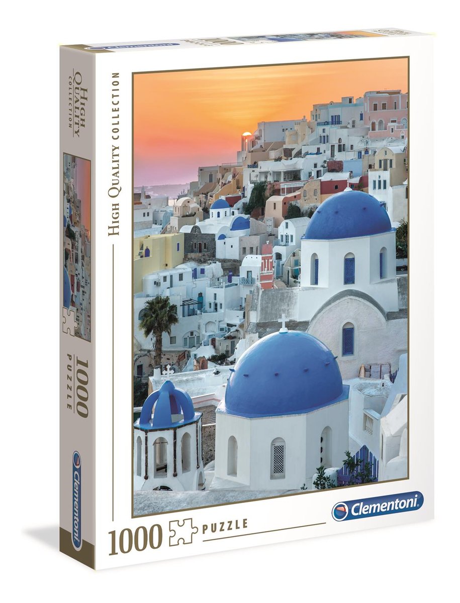 Clementoni Puzzle 1000 elementów High Quality Collection - Santorini