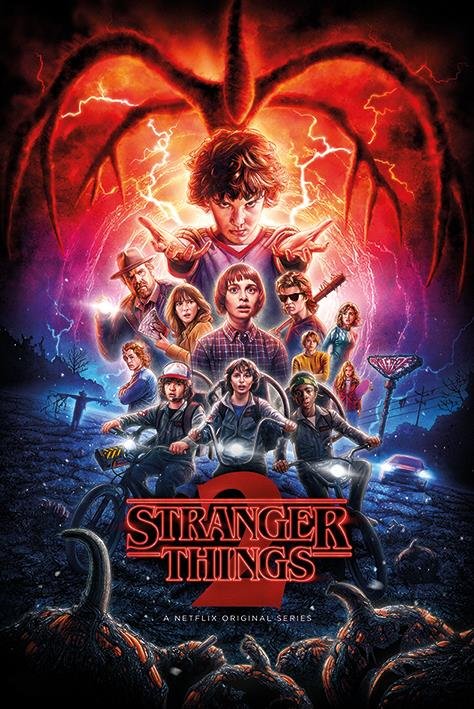Plakat PYRAMID INTERNATIONAL, Stranger Things One-Shest Season 2, 91x61 cm
