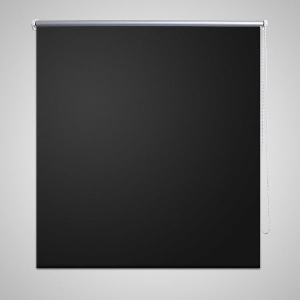 vidaXL vidaXL Roleta okienna zaciemniajca czarna 120 x 175 cm